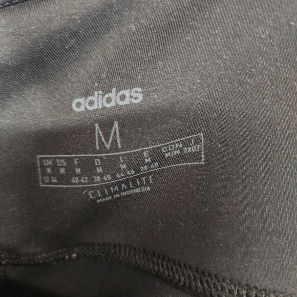 Adidas Women's 3/4‎ Length Leggings in Black - Size Medium - Picture 6 of 7